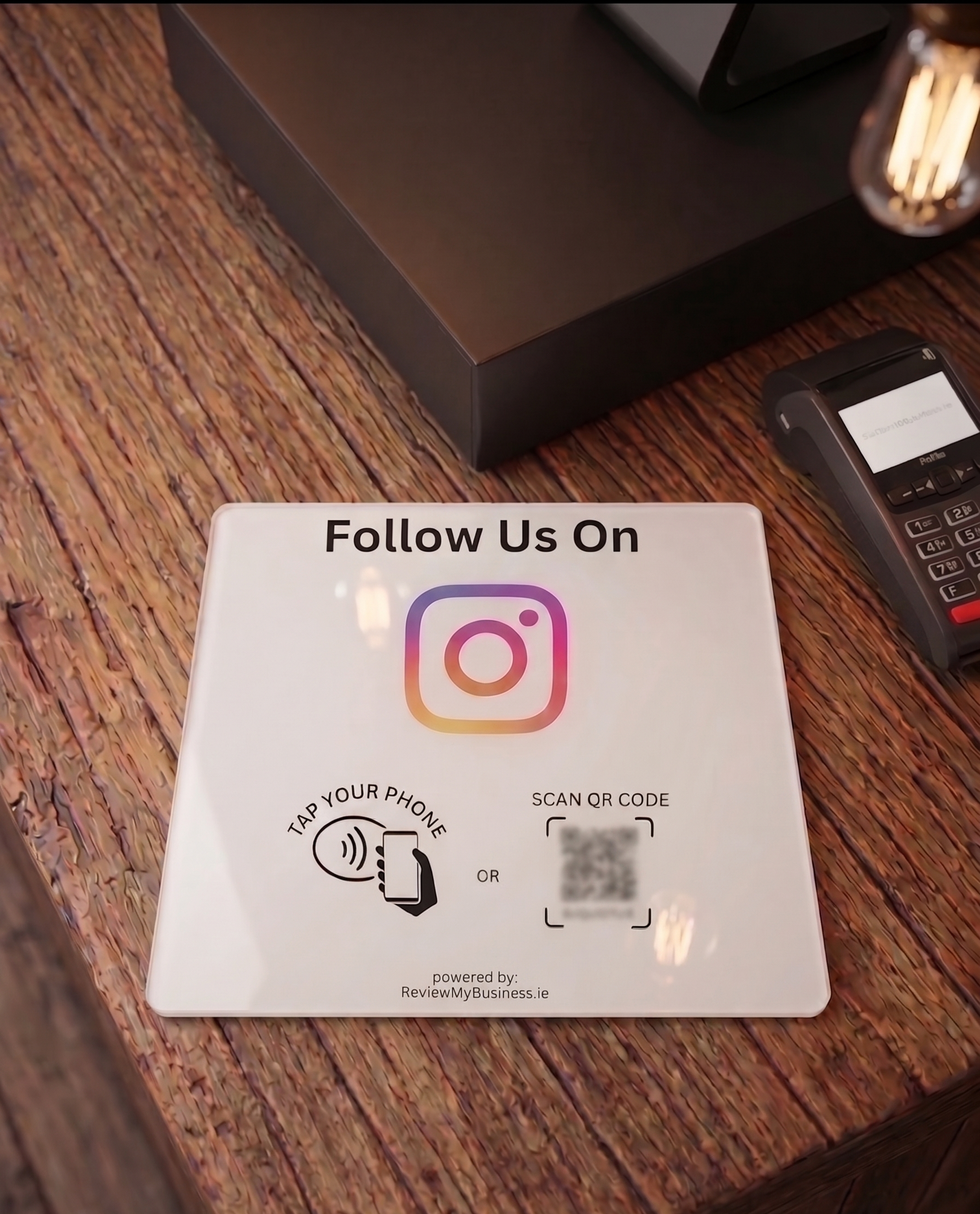 Instagram Follow Plaque